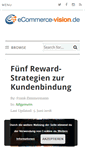 Mobile Screenshot of ecommerce-vision.de